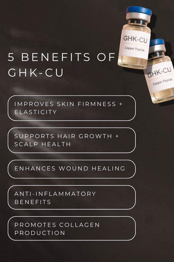 GHK-Cu Copper Peptide vials